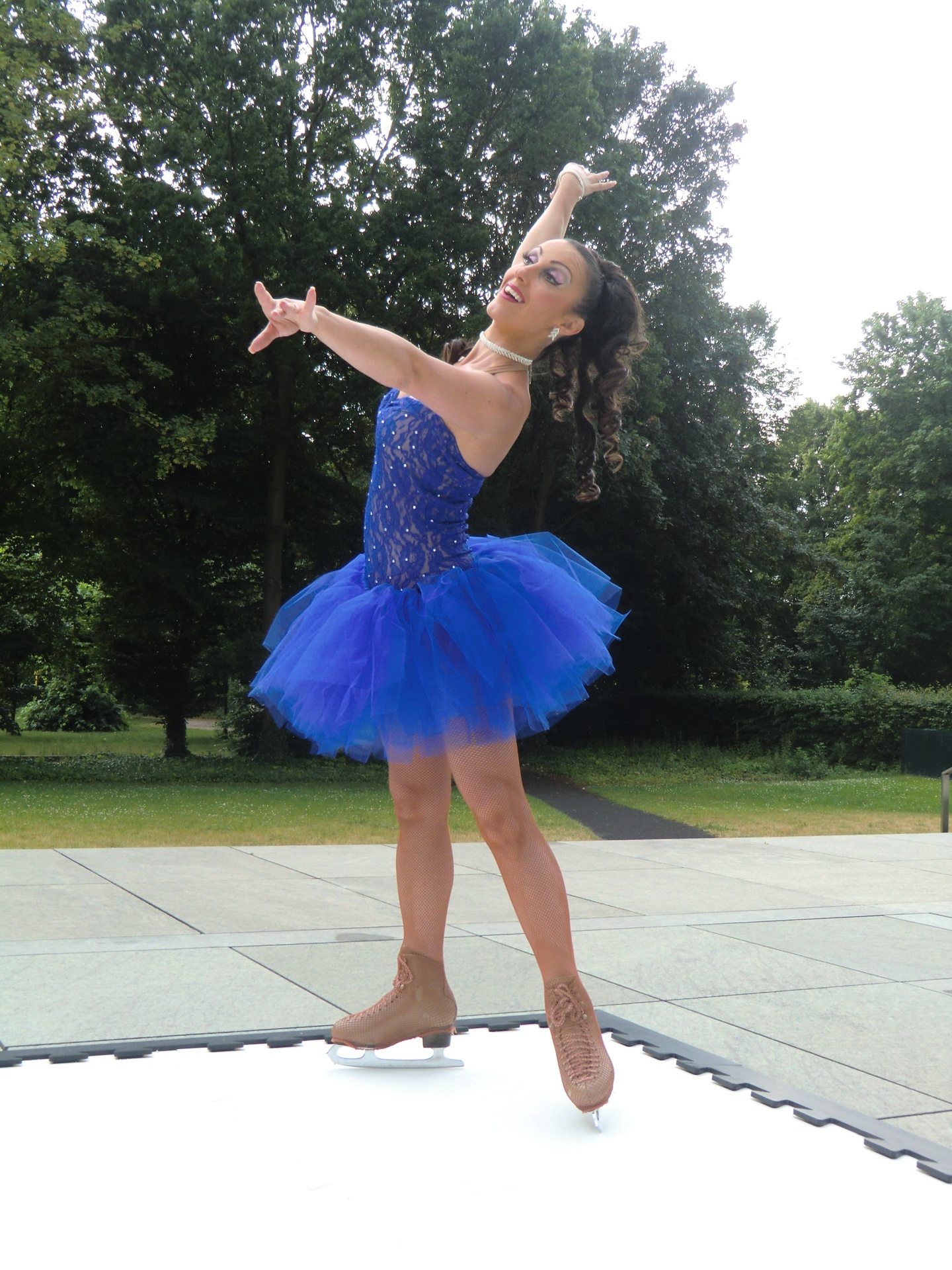 Ice Skating Performers for Product Launch