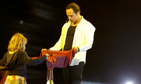 Illusionist performance