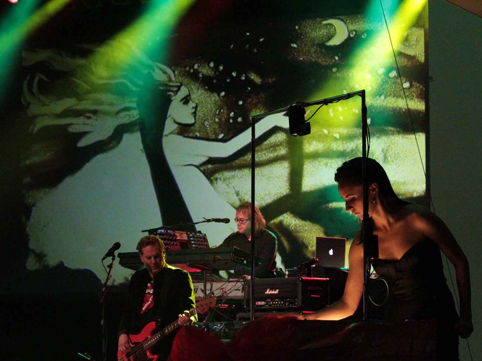 International Sand Artist performance
