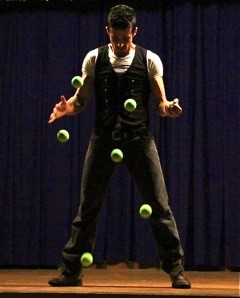 Juggler and Diabolo Performer