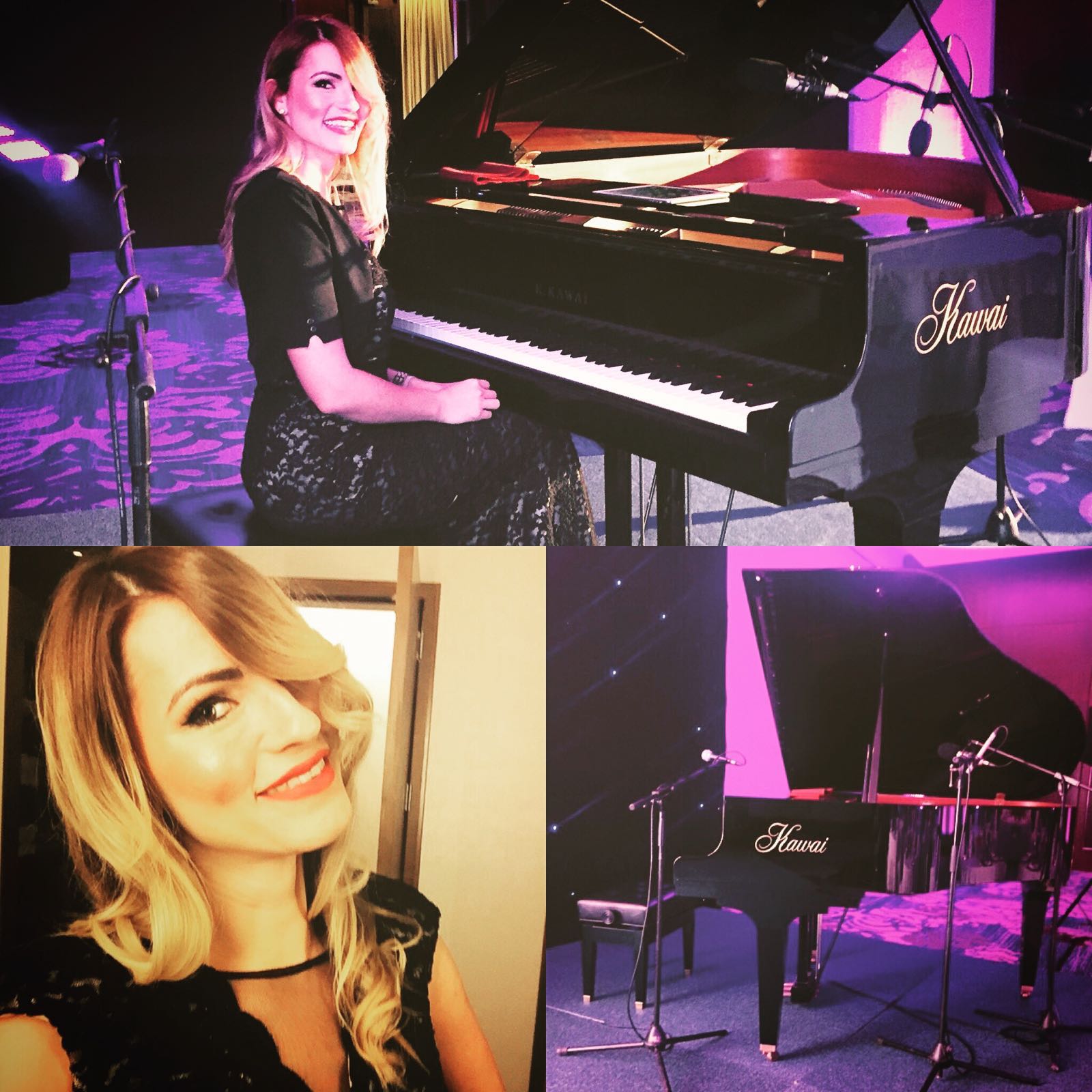 Lady Pianist in Dubai performance