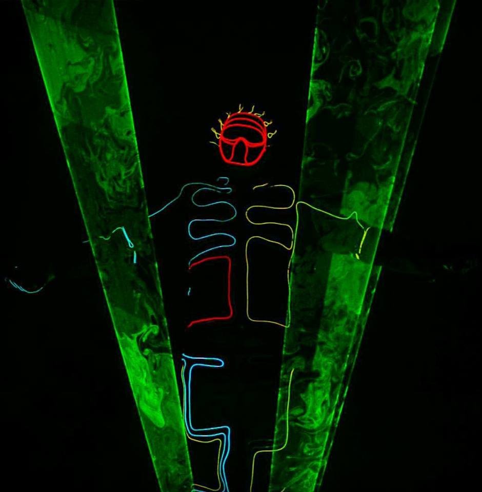 Laser Man Show with El Wire performance