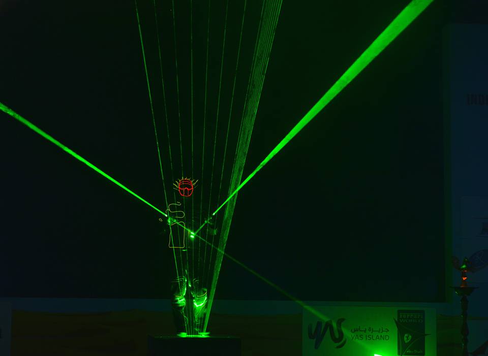 Laser Man Show with El Wire performance