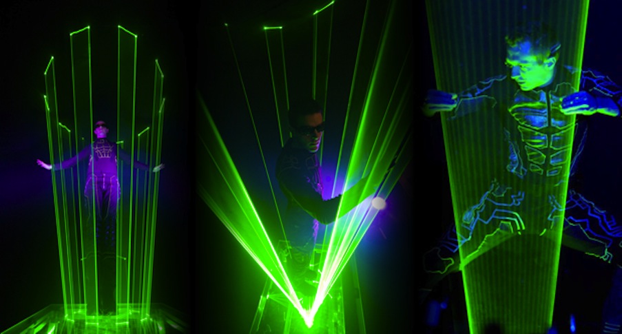 Laserman Show performance