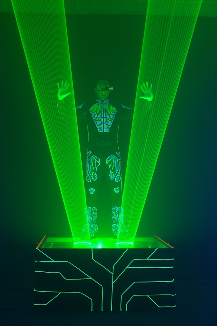Laserman Show performance