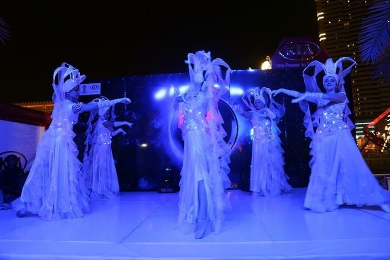 LED Dancers performance