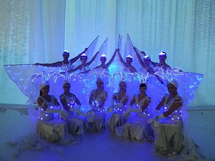 LED Dancers performance