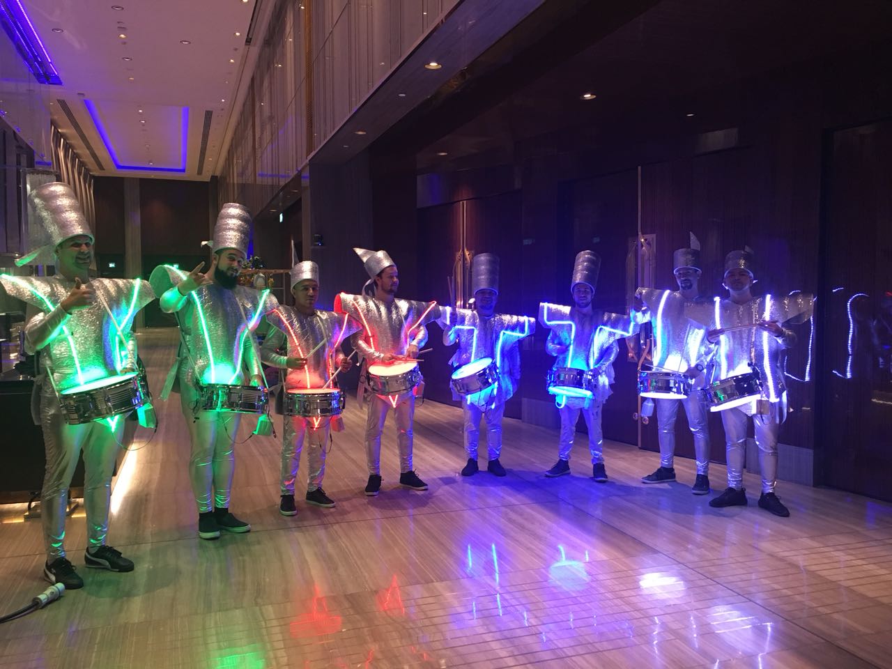 LED Drummers
