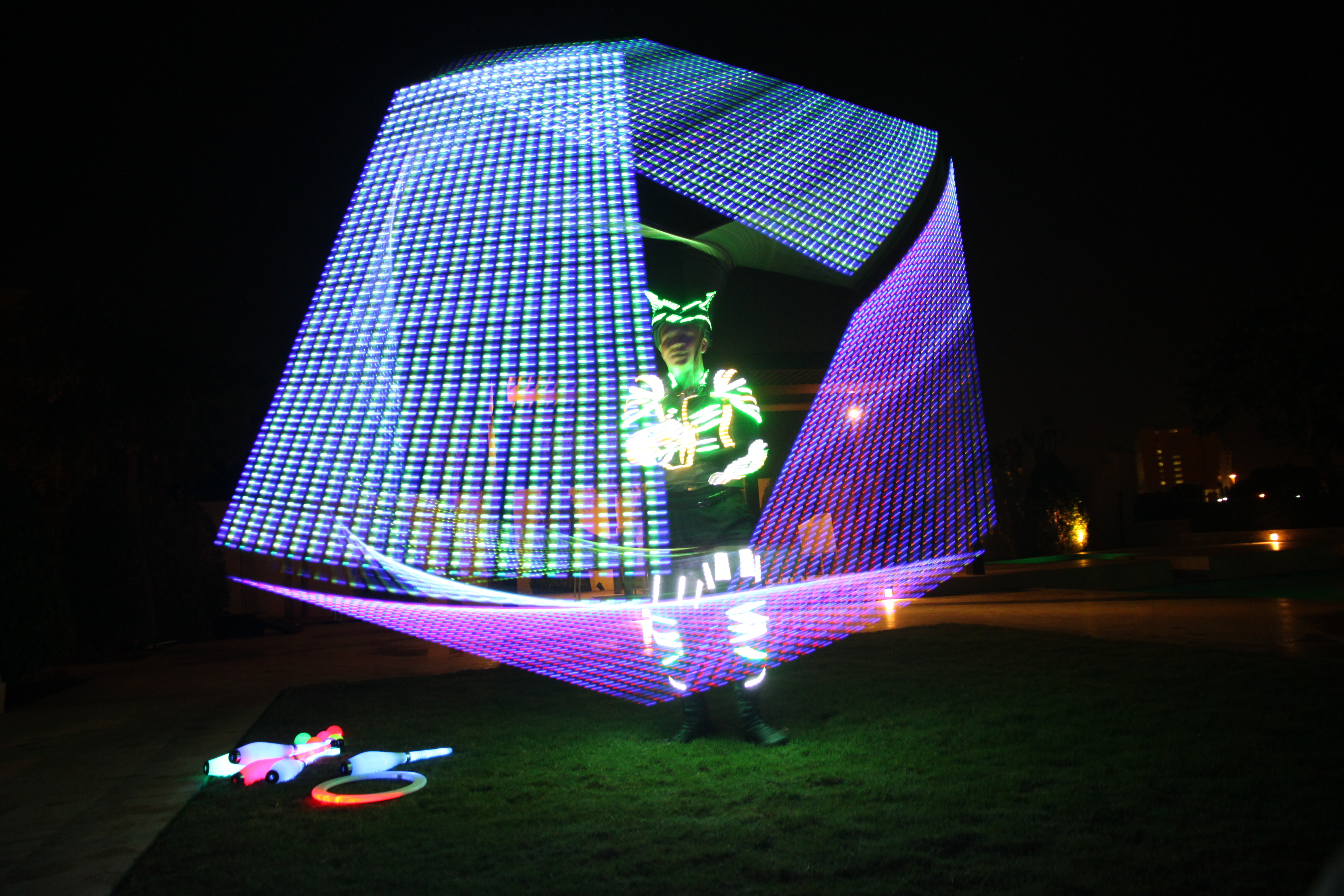 LED Performer and Juggler