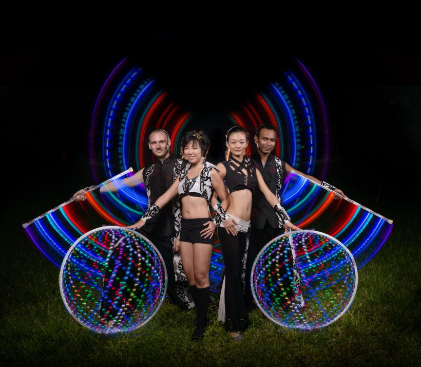 LED performers performance