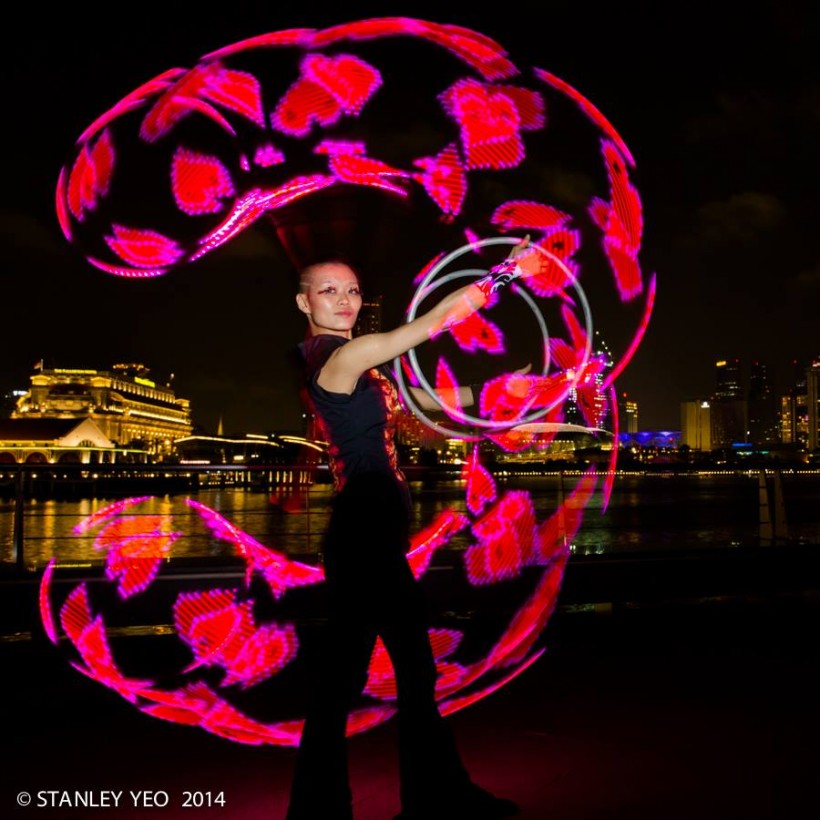 LED performers performance