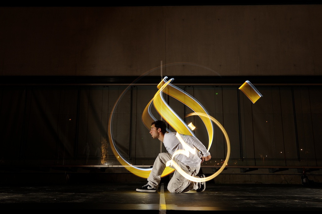 Light Calligraphy performance