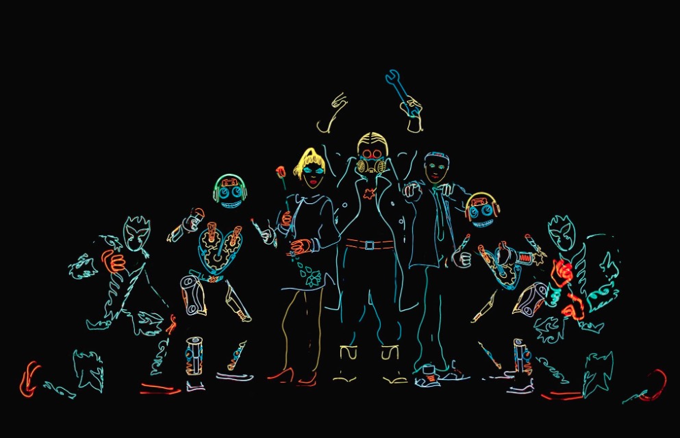 Light Dance Show performance