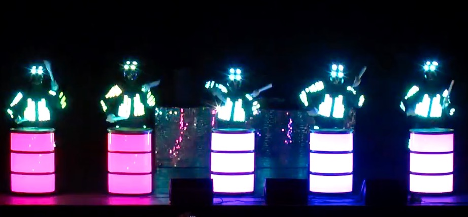 Light LED Drummers