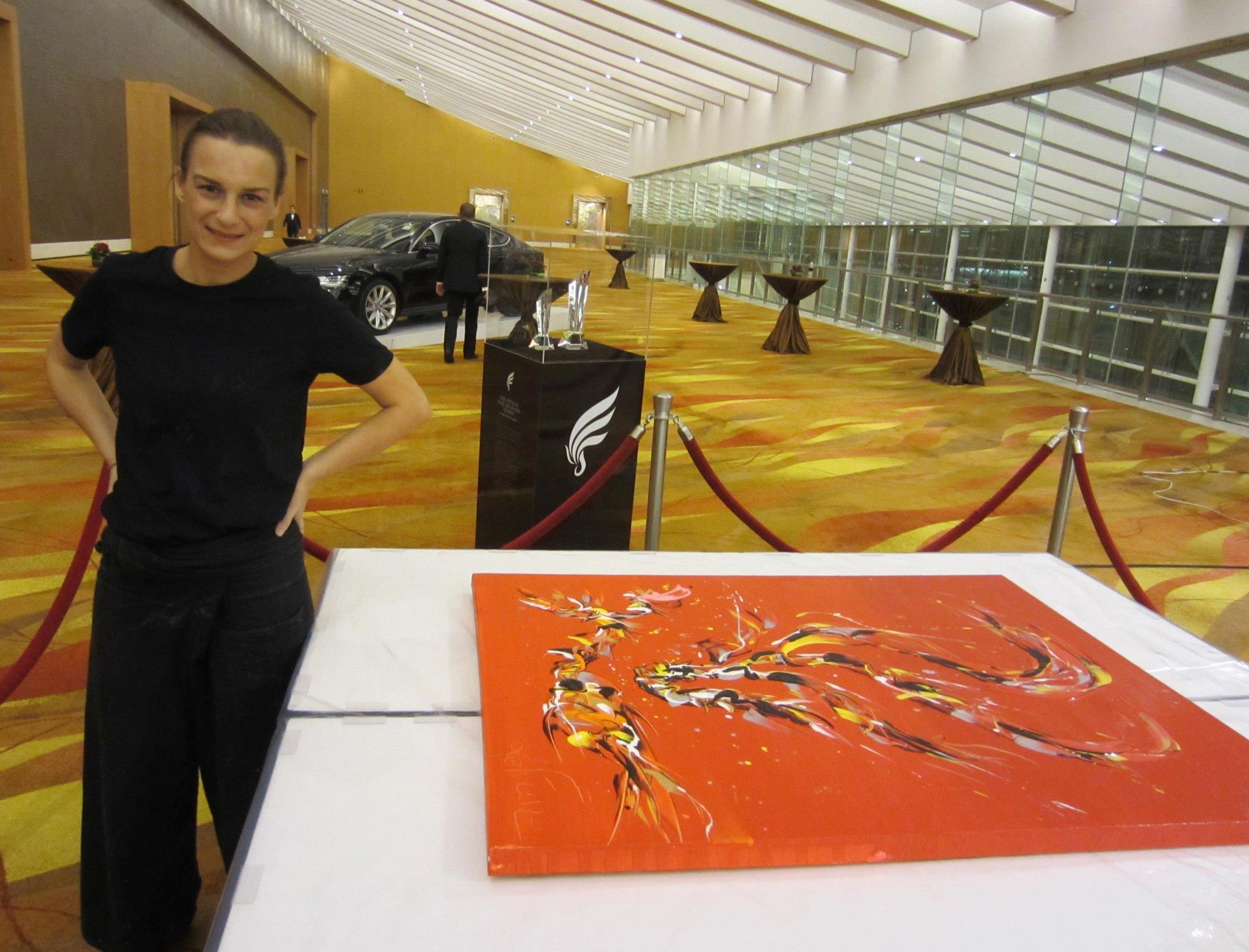 Live Speed Painter performance