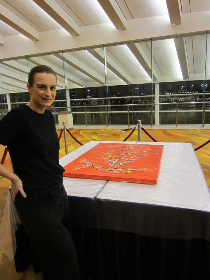 Live Speed Painter performance
