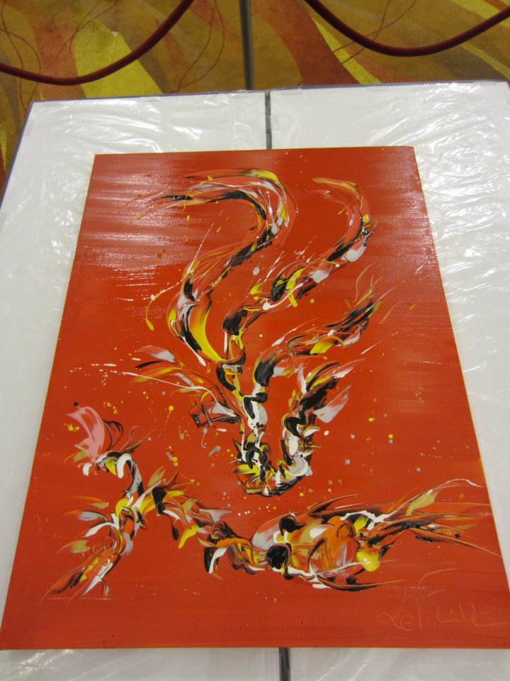 Live Speed Painter performance