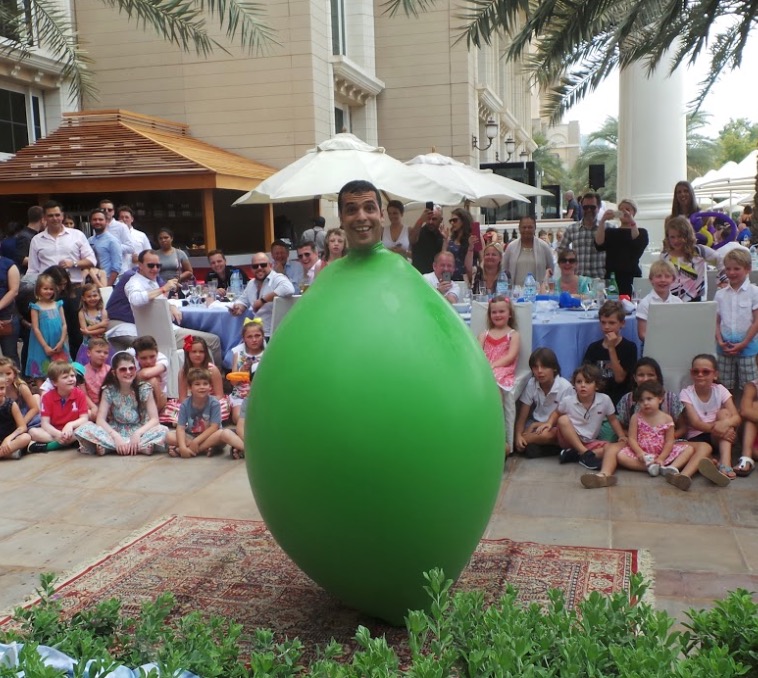 Man in Balloon