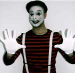 Mime Artist Stage Show performance