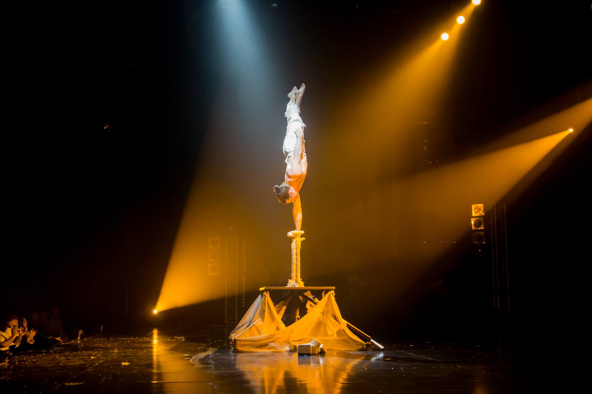 One Hand Stand Act and Chinese Pole