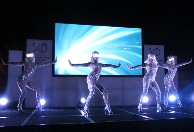 Oriental LED Dancers performance