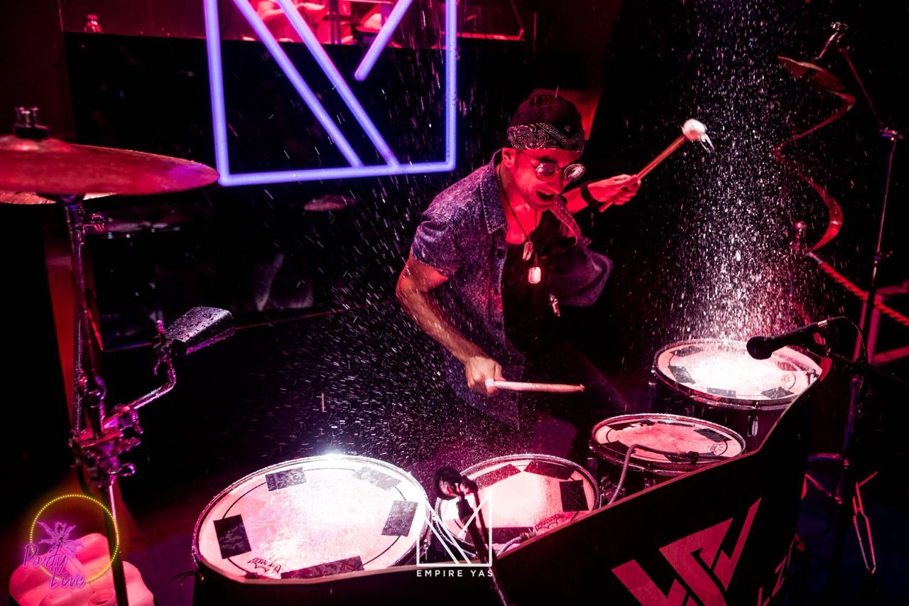 Percussionist performance