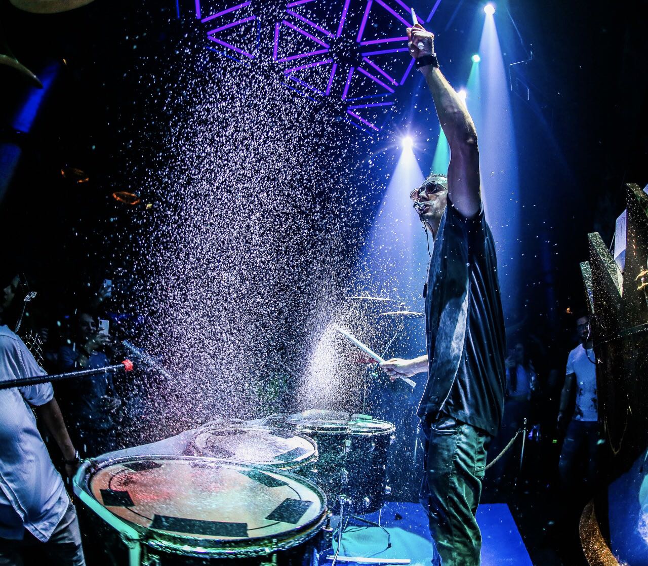Percussionist performance