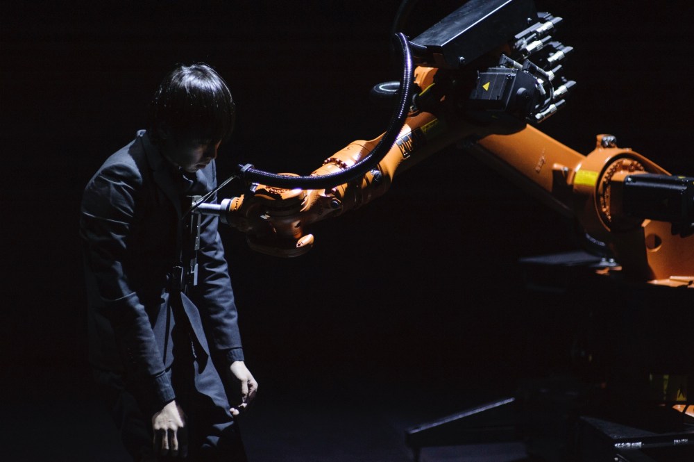 Robot Dance Act performance