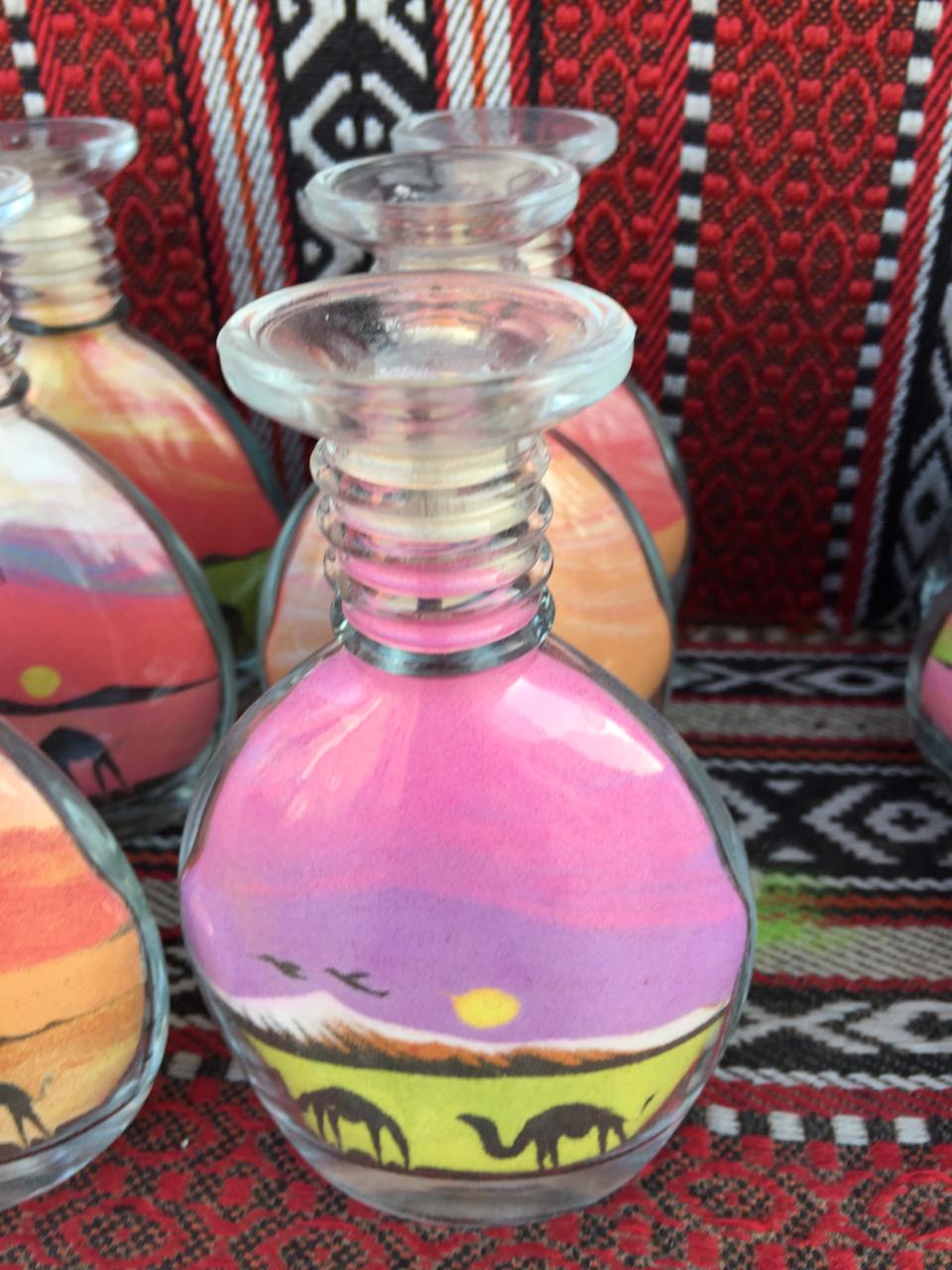 Sand Bottle Artist performance