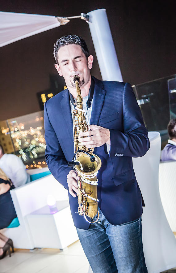 Sax Player performance