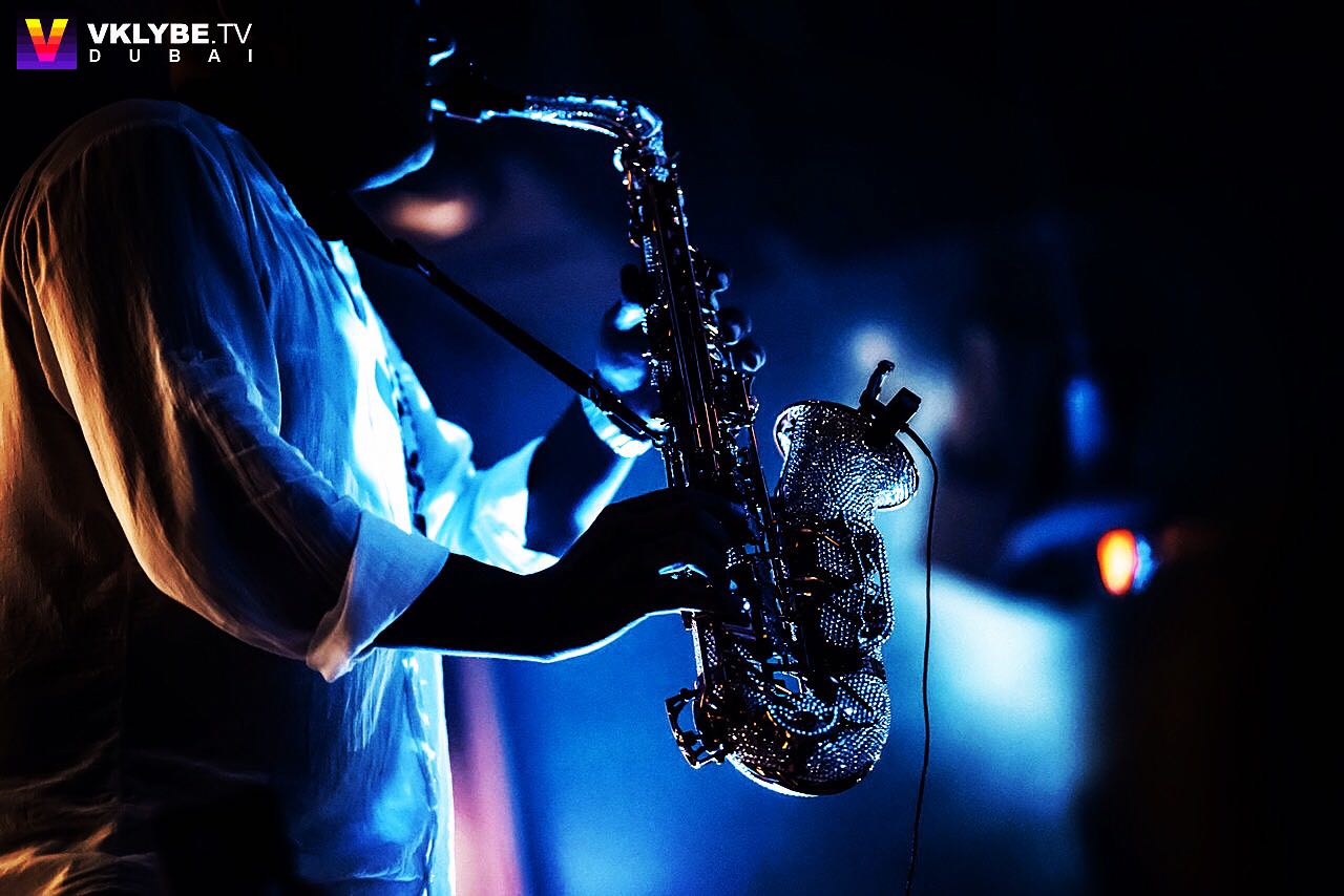 Sax Player performance