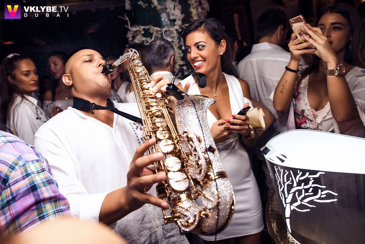 Sax Player performance