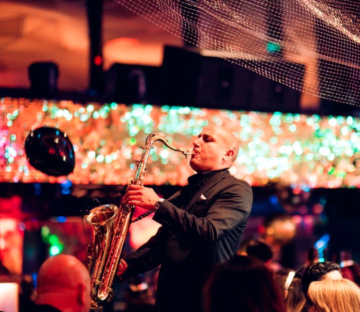 Sax Player performance