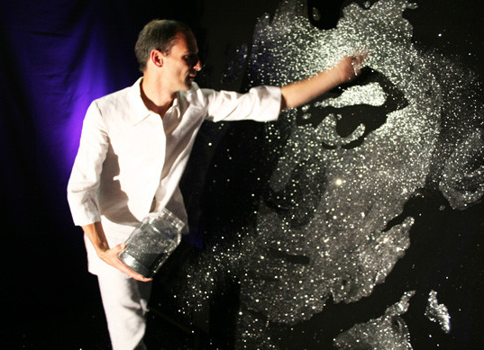 Speed Painting Show - Glue Glitter & UV