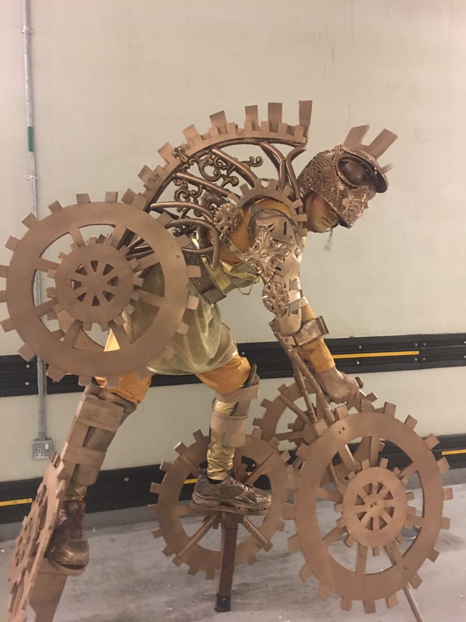 Steampunk Gold Parade performance
