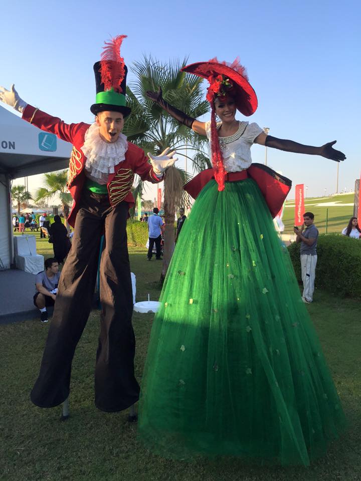 Stilt Walkers Dubai performance