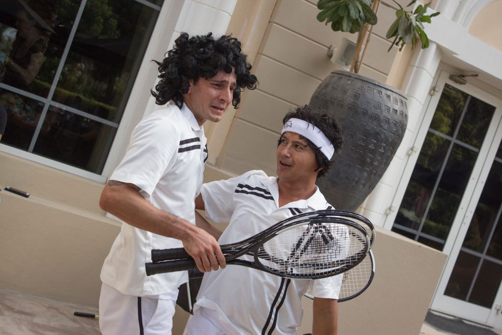 Tennis Juggling Show performance