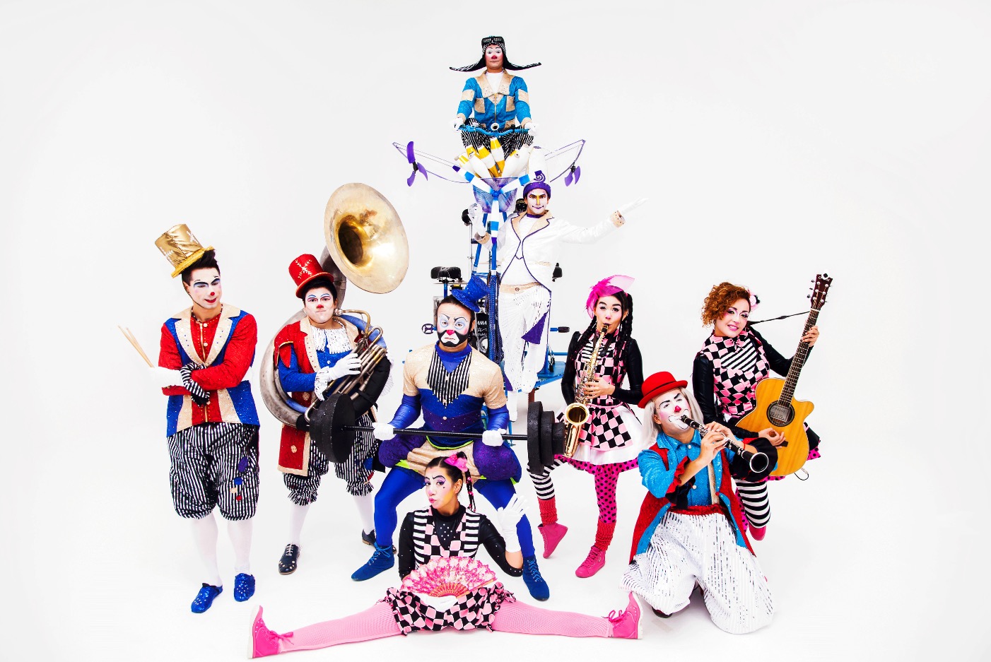 The Clown Parade performance