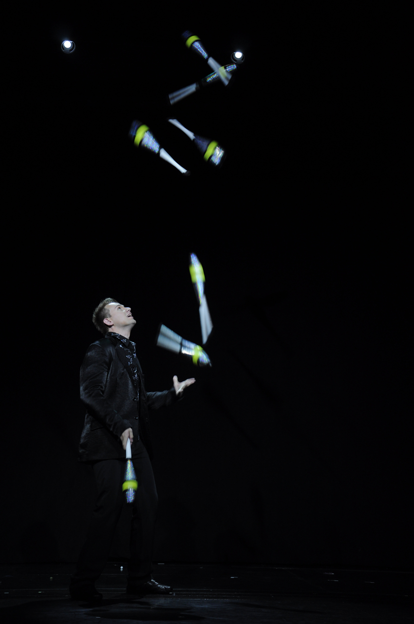 World-Class Juggler performance