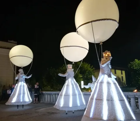 Full Moon Stilt Walkers