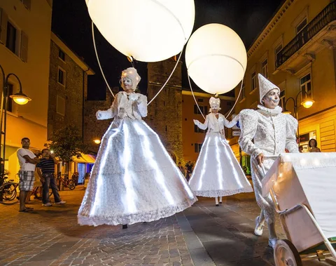Full Moon Stilt Walkers
