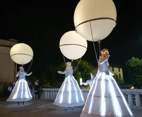 Full Moon Stilt Walkers