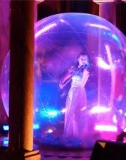 Violinist in a Bubble
