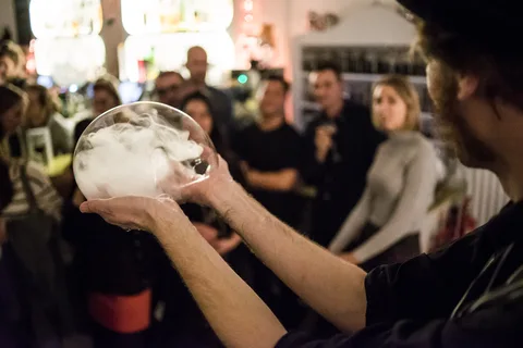 World Tallest Bubble Man