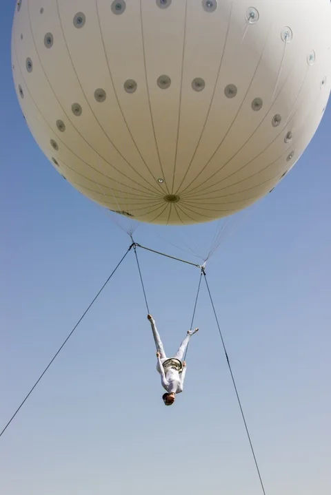 Helium Balloon Aerial Show