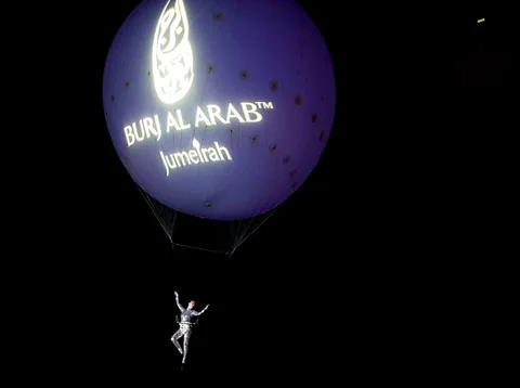 Helium Balloon Aerial Show