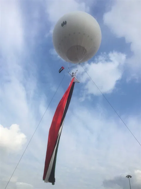 Helium Balloon Aerial Show