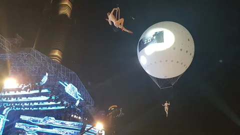 Helium Balloon Aerial Show