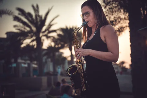 Lady Saxophonist