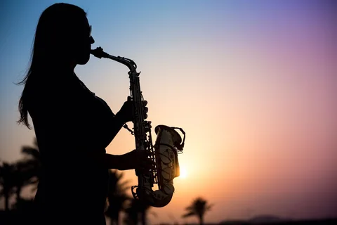 Lady Saxophonist